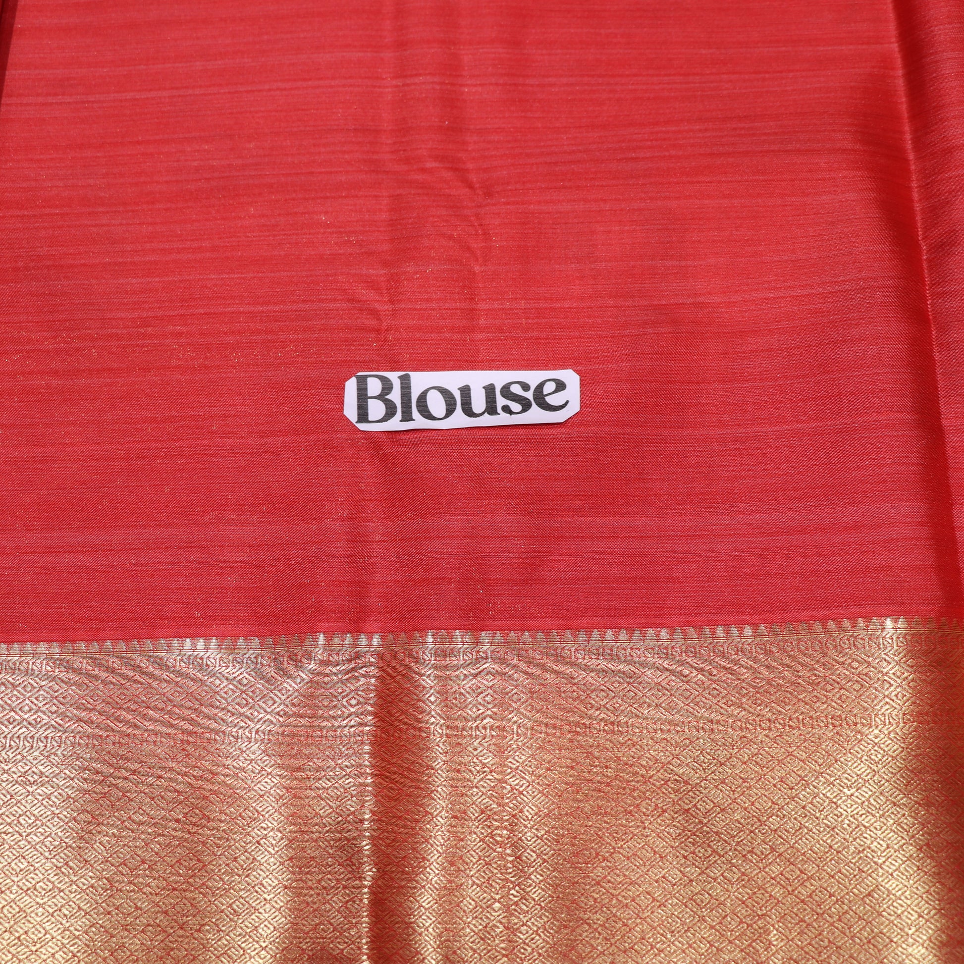 Pure Printed Silk Saree Orange Coloue - Vaishali Silks