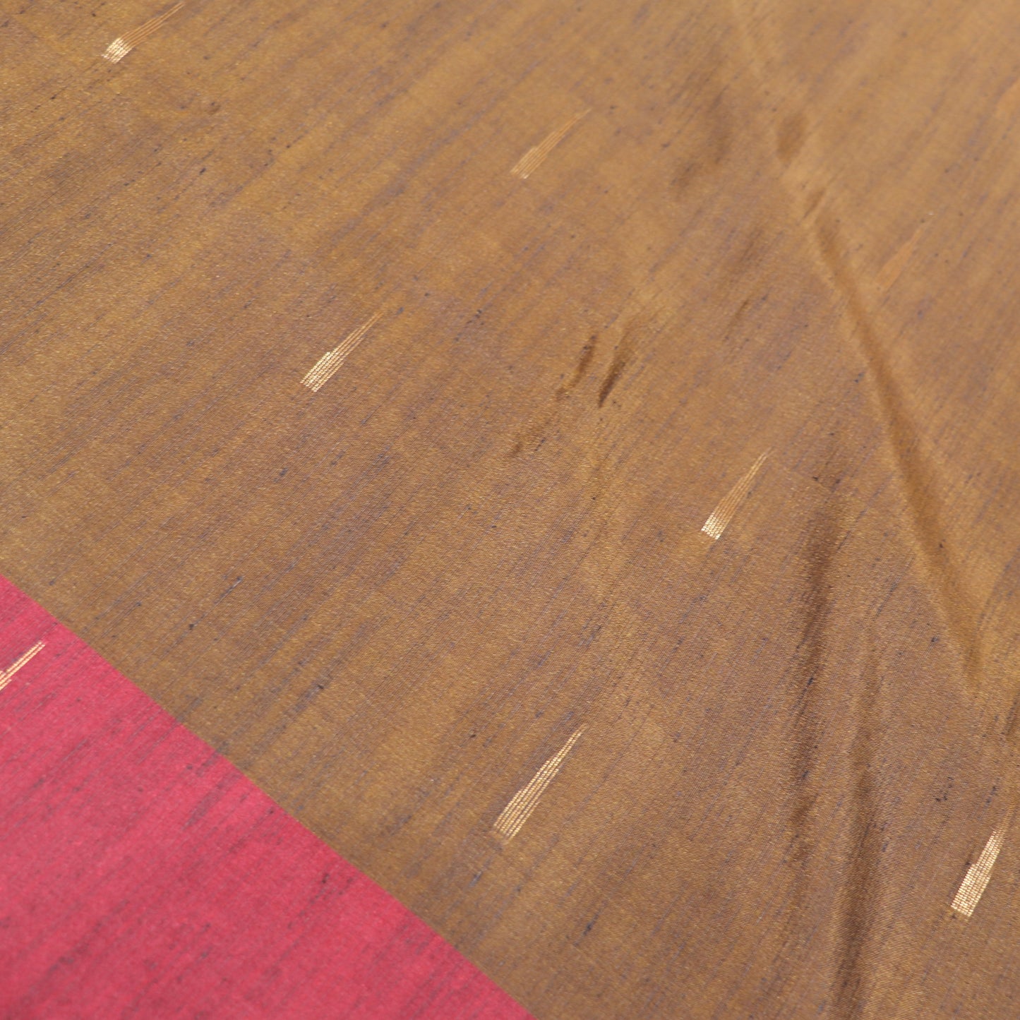 Semi Jute  Silk Green  With  Mearon - Vaishali Silks