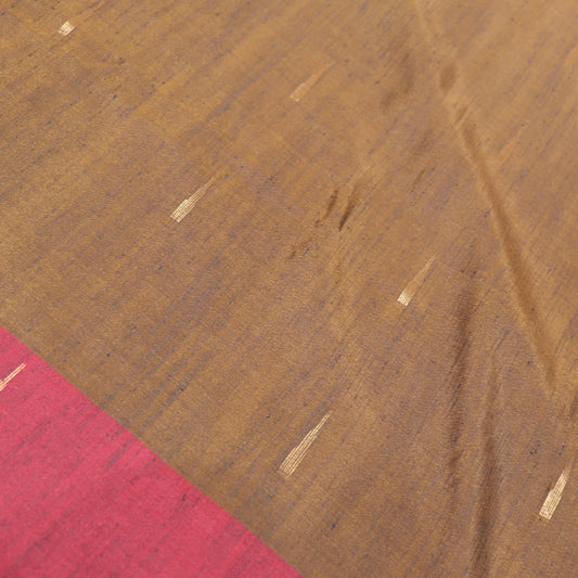 Semi Jute  Silk Green  With  Mearon - Vaishali Silks