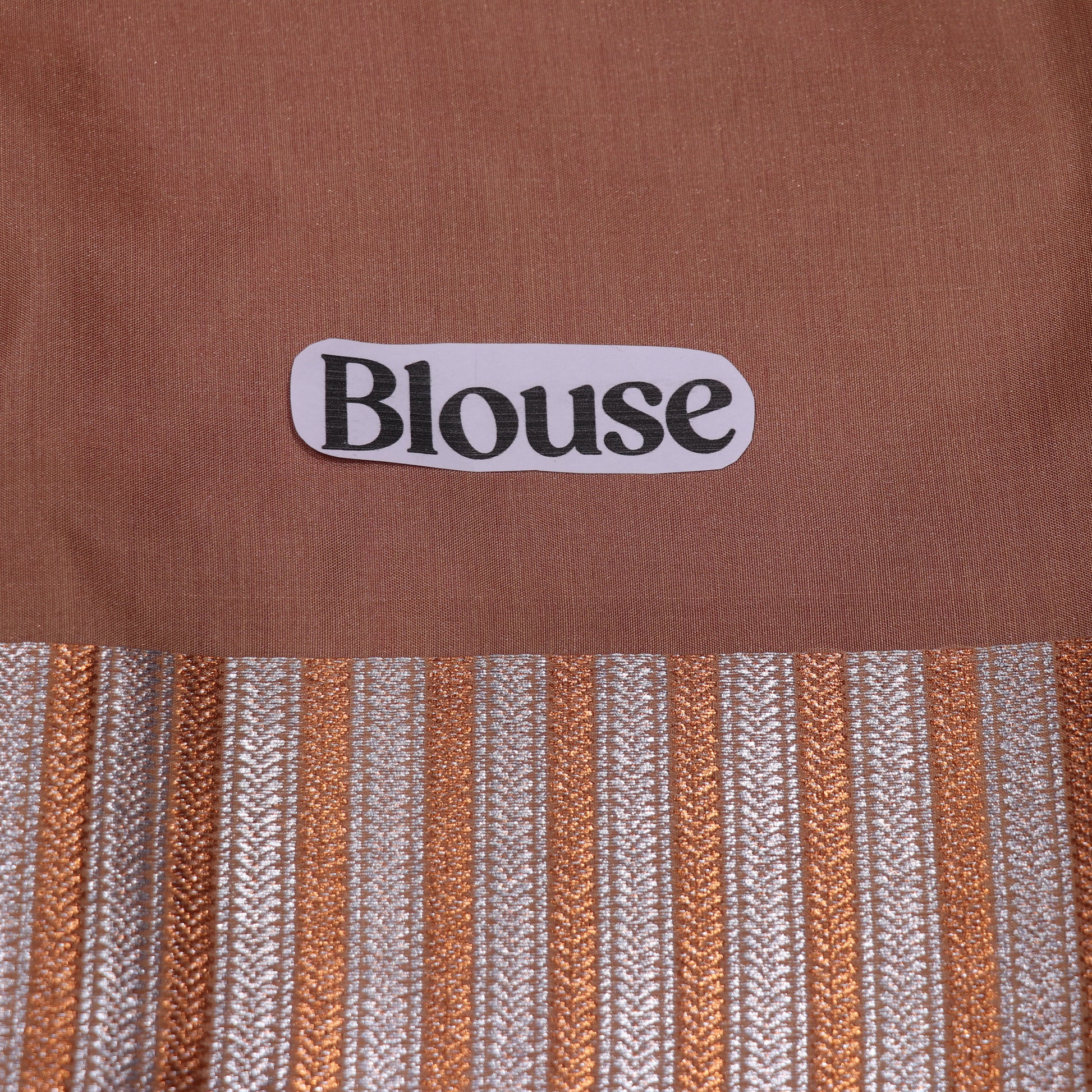 Semi Soft Silk Pink with Sandel - Vaishali Silks