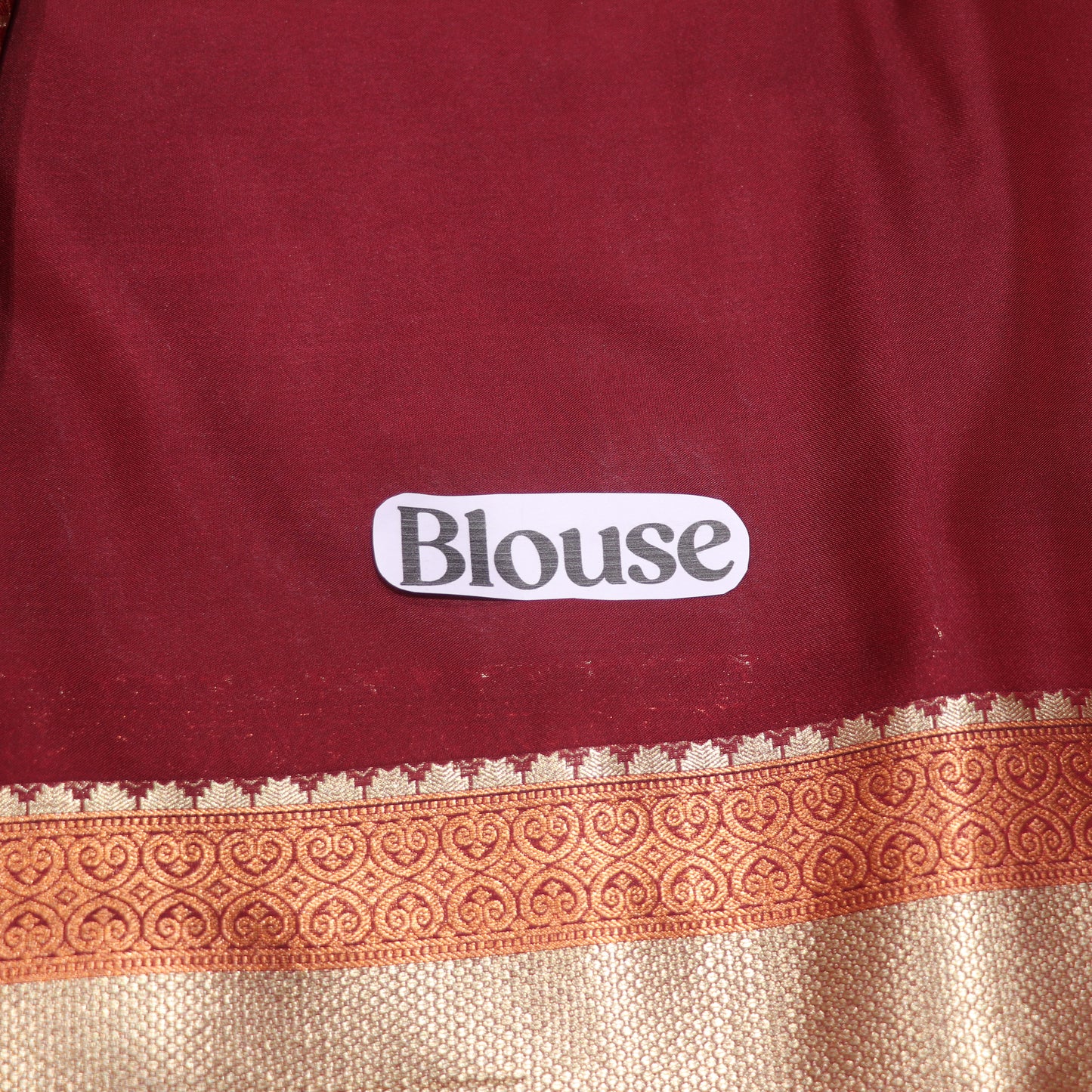 Semi Soft Silk Turquoise  Blue with Mearon Colour - Vaishali Silks