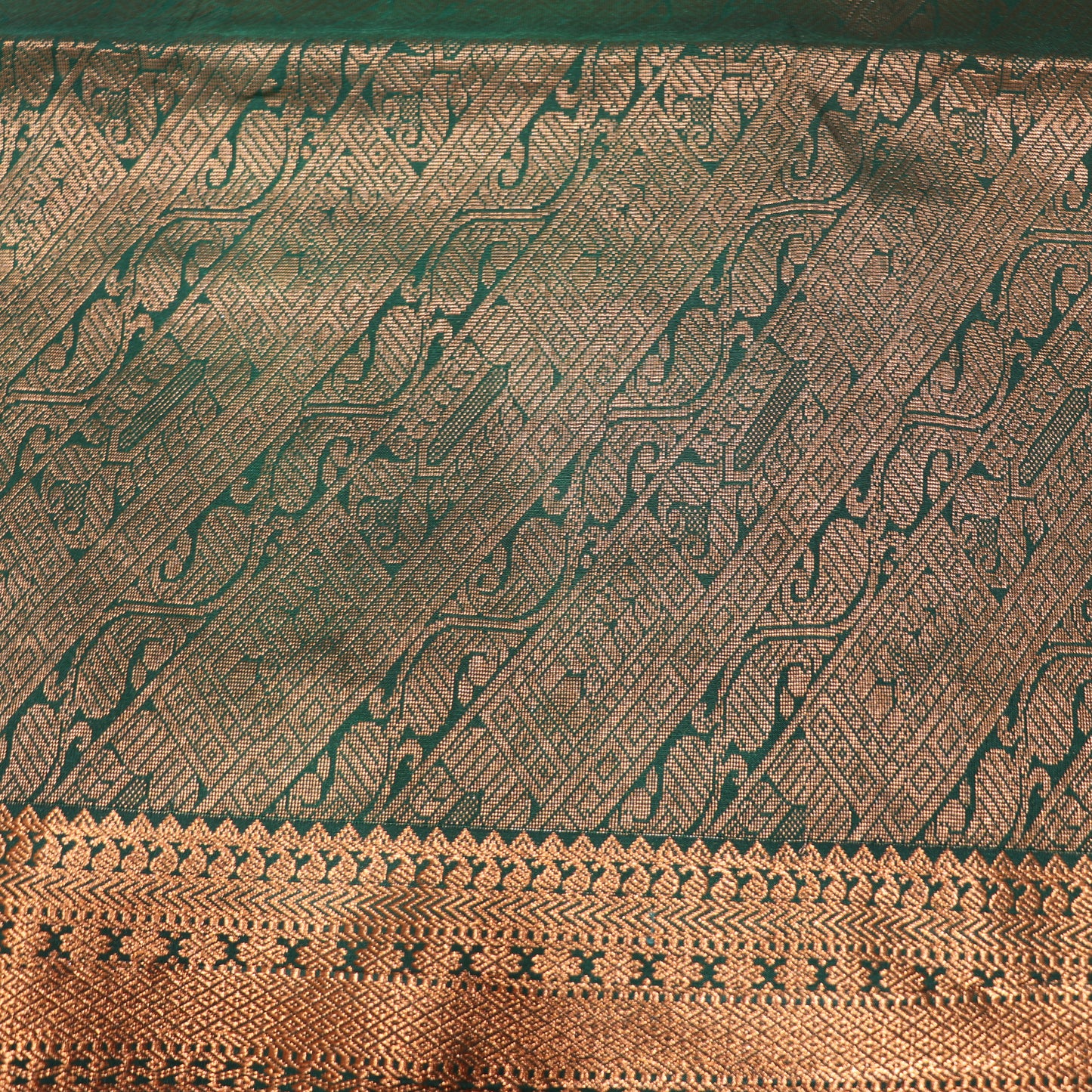 Semi Soft Silk Pink with  Green - Vaishali Silks