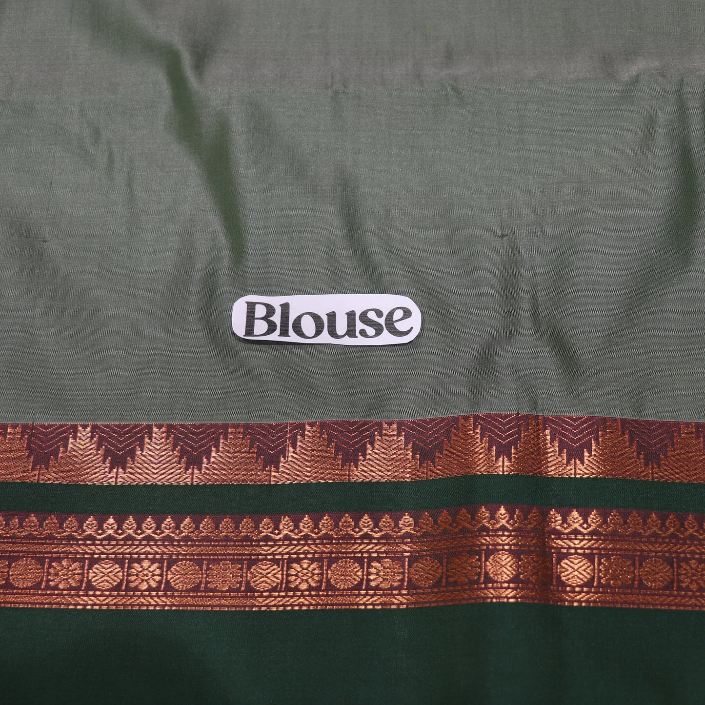 Semi Soft Silk Saree Green Colour - Vaishali Silks