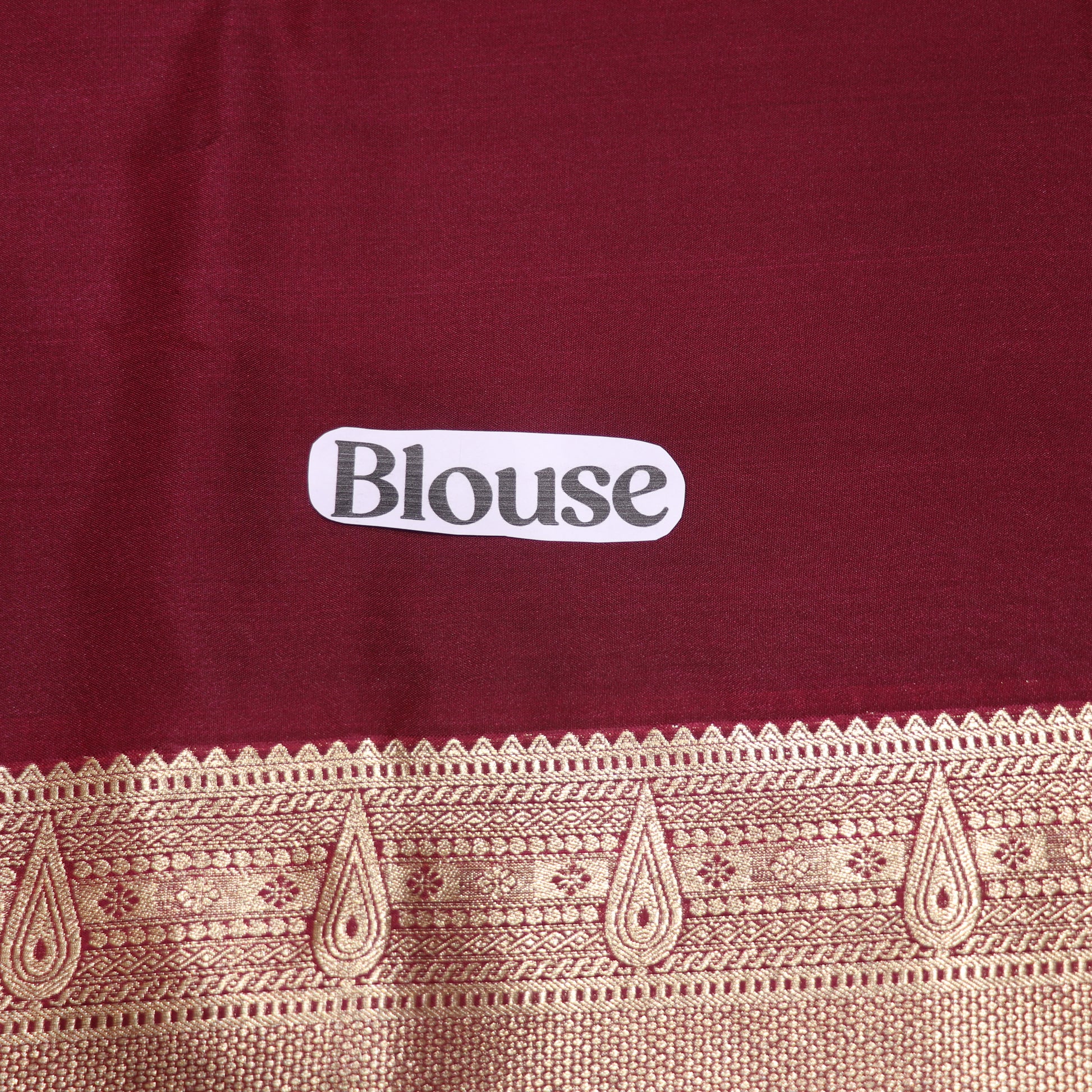 Semi Soft Silk Saree  Ramar Blue With Meroon - Vaishali Silks