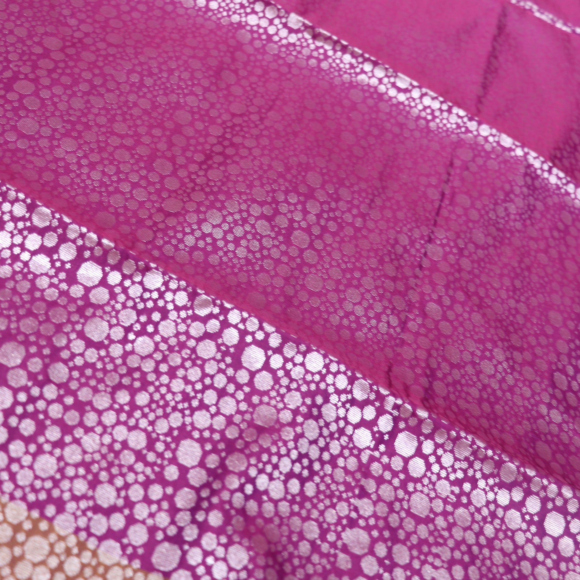 Semi Soft Silk Saree Pink With Mustard - Vaishali Silks