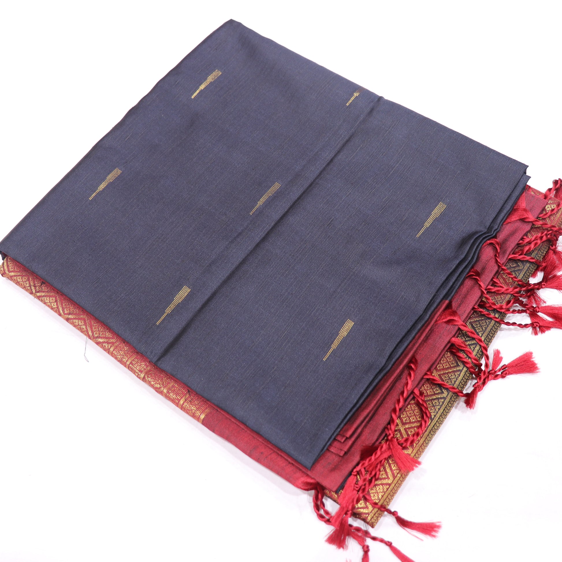Semi Soft Jute Silk Saree - Vaishali Silks