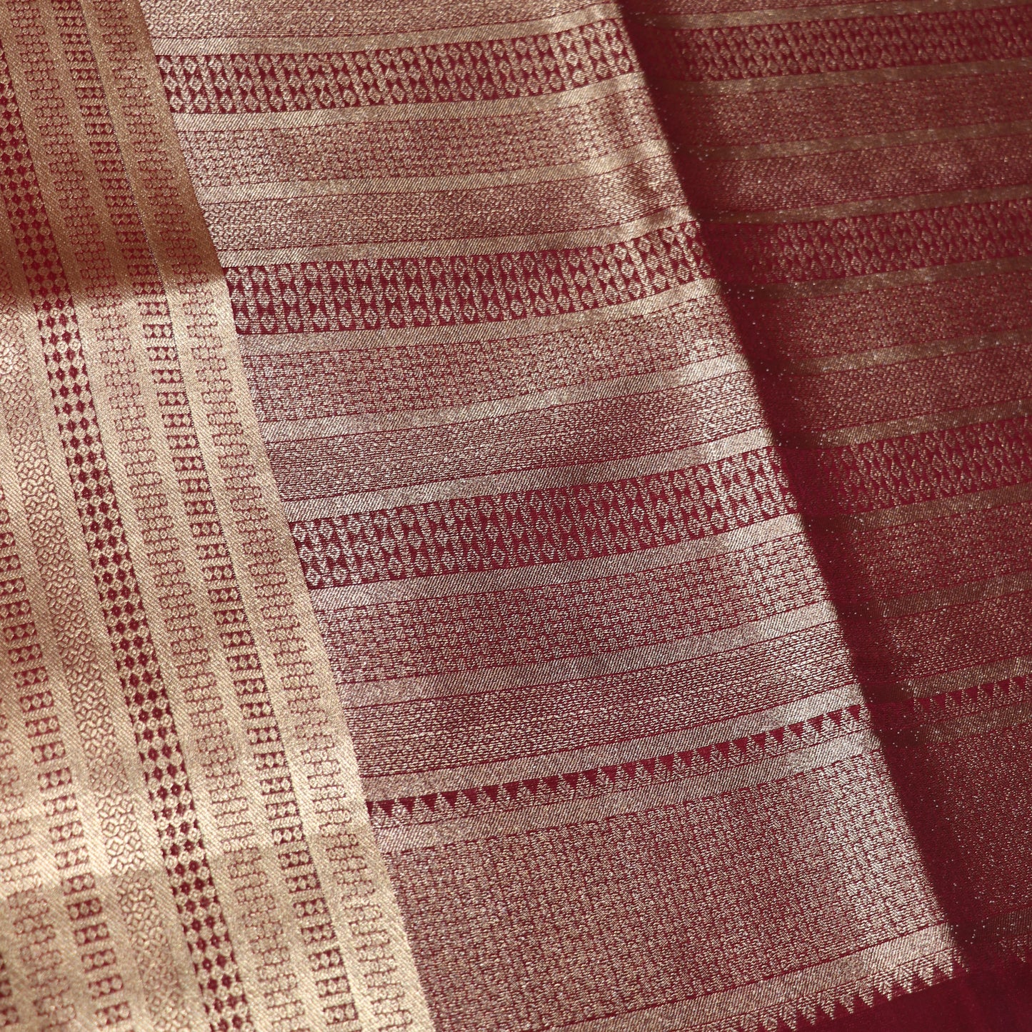 Semi Soft Silk Saree Blue With Meroon - Vaishali Silks