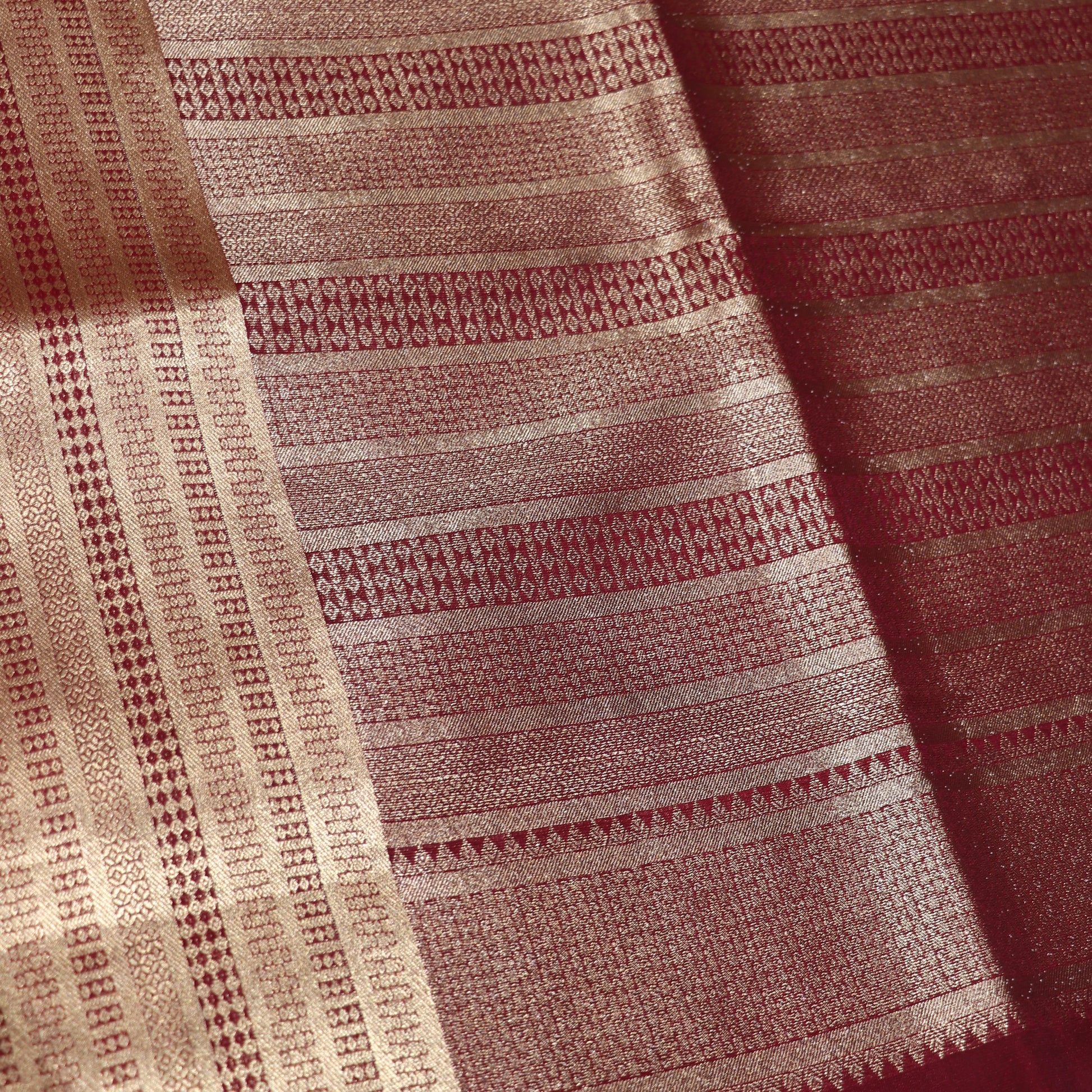 Semi Soft Silk Saree Blue With Meroon - Vaishali Silks