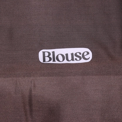 Semi Soft Silk Saree Brown Colour - Vaishali Silks