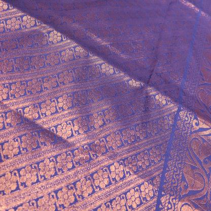 Semi Soft Silk Saree  Green With Blue - Vaishali Silks