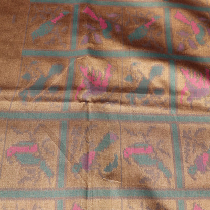 Semi Tussar Saree Brown  Colour - Vaishali Silks