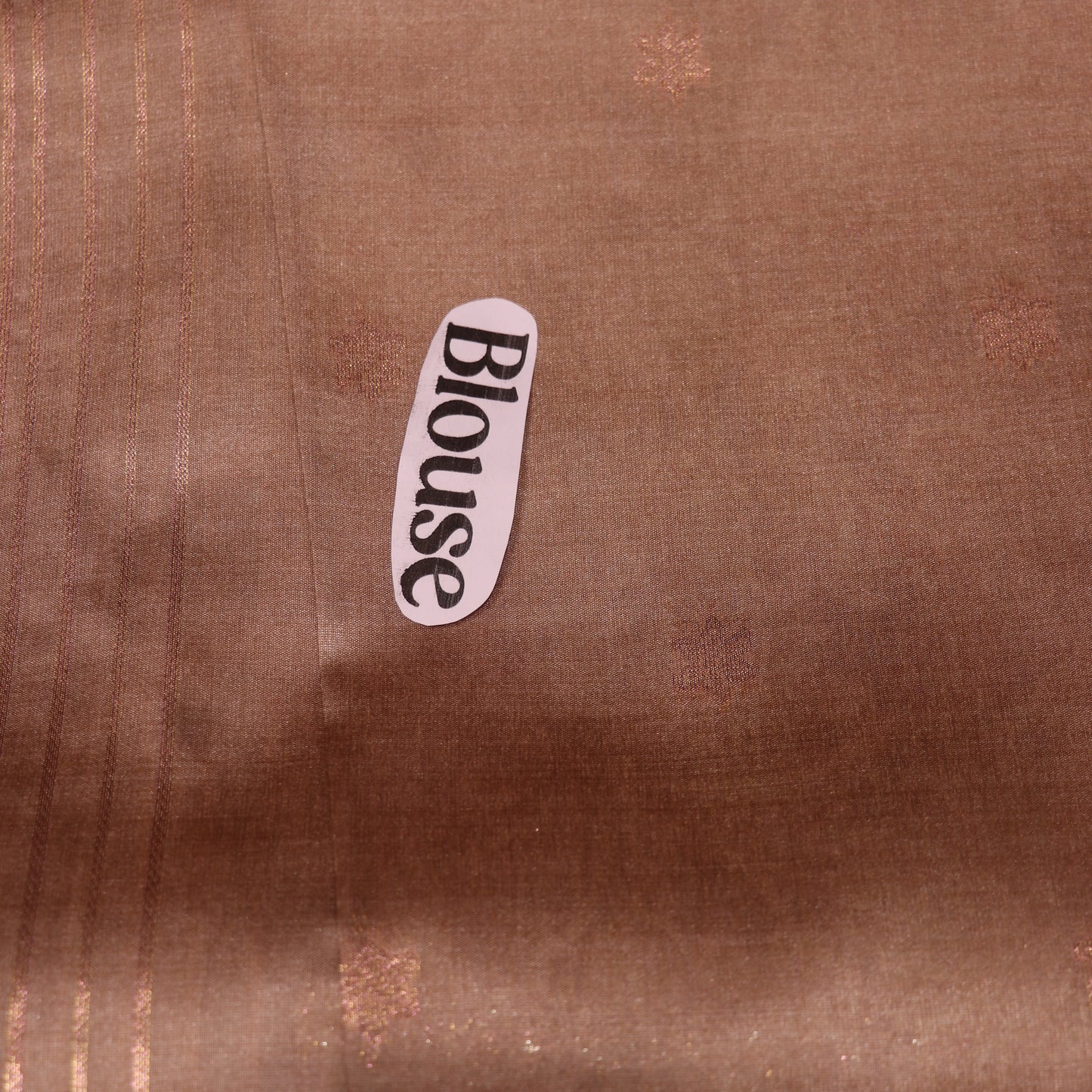 Semi Tussar Saree  Light Brown - Vaishali Silks