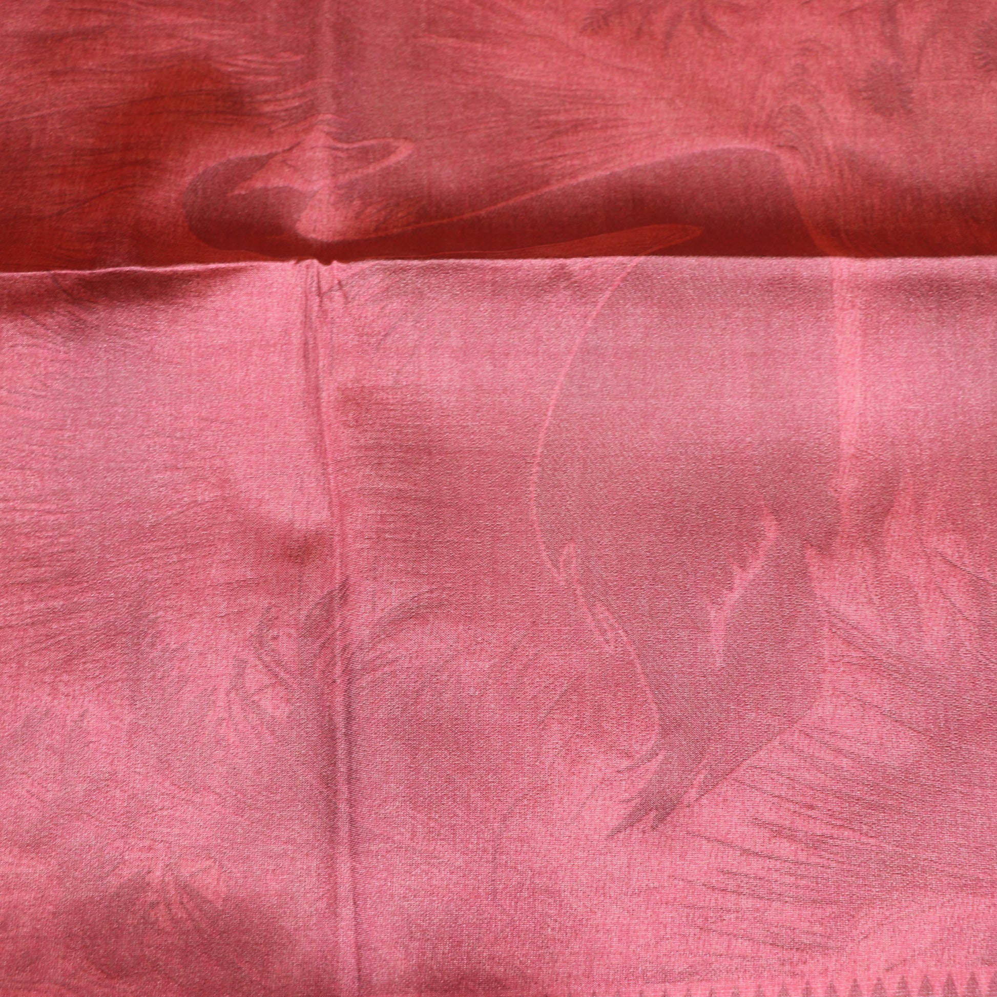 Semi Tussar Saree Pink  Colour - Vaishali Silks