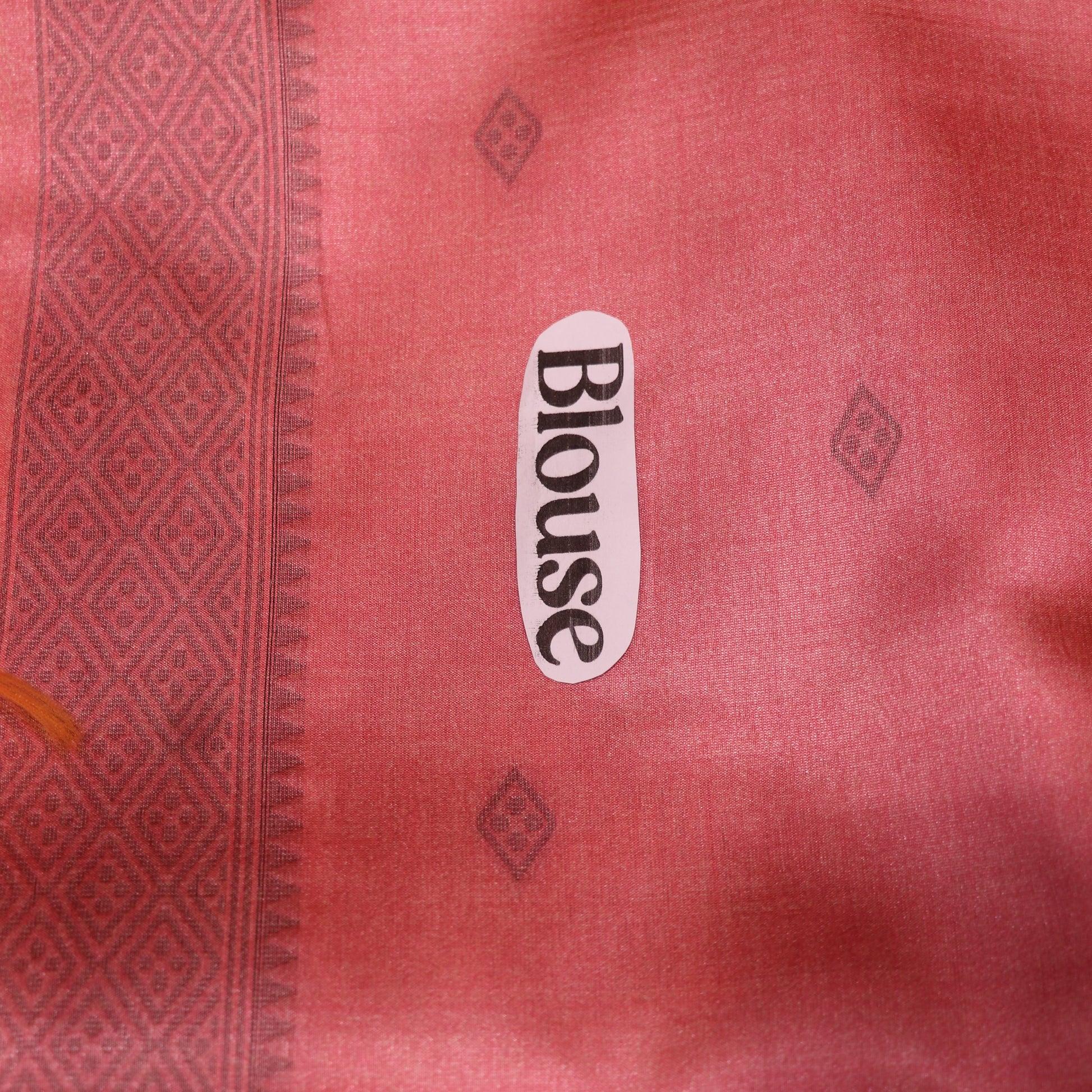 Semi Tussar Saree Pink  Colour - Vaishali Silks