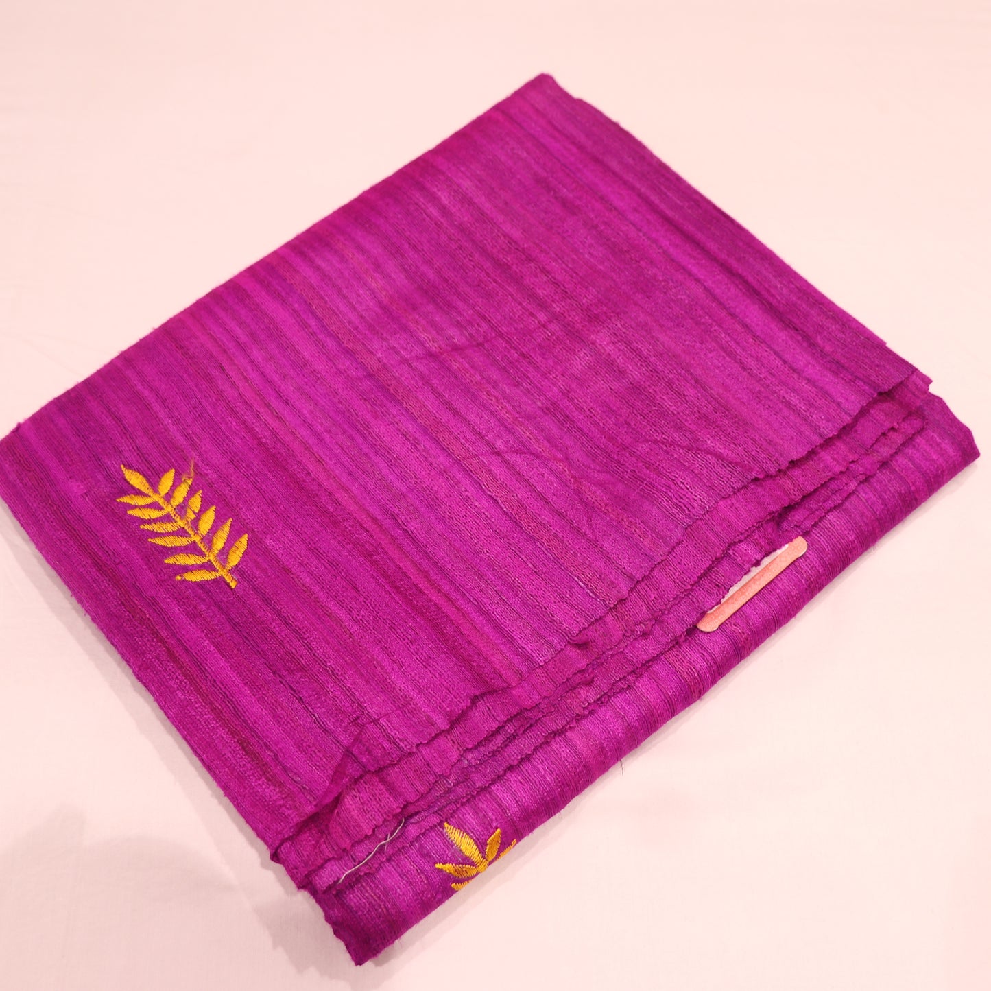 Semi Tasar Purple Colour - Vaishali Silks
