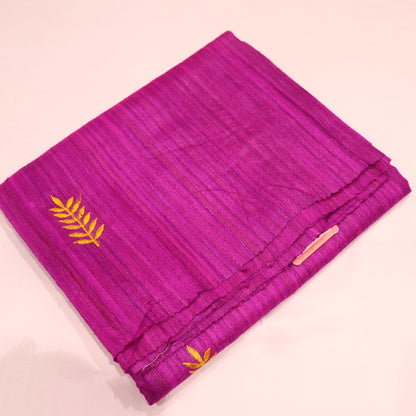Semi Tasar Purple Colour - Vaishali Silks