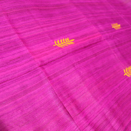 Semi Tasar Purple Colour - Vaishali Silks