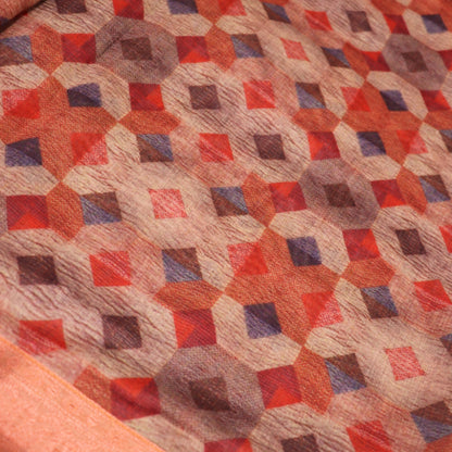 Semi Tasar Multi Colour - Vaishali Silks