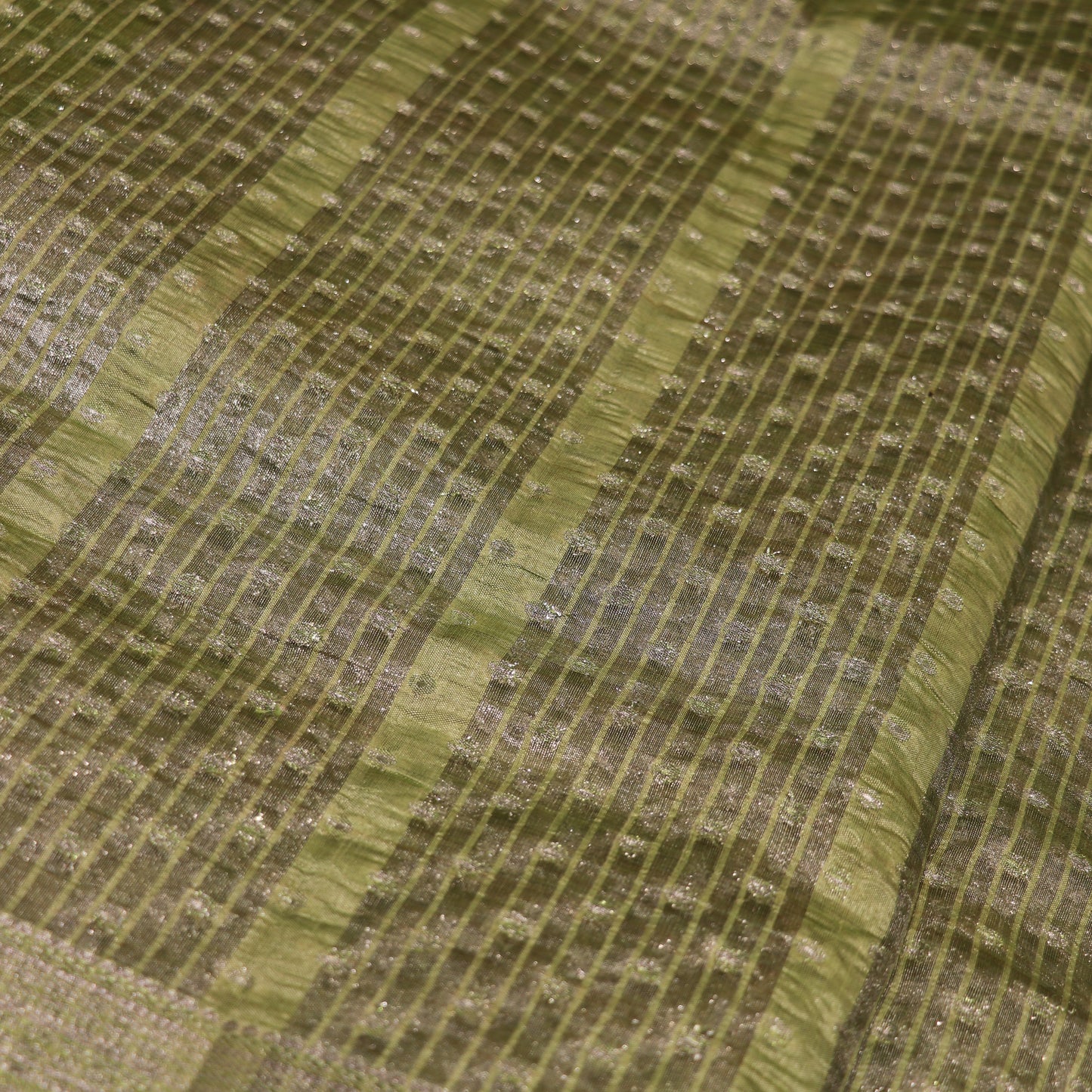 Semi Tasar sandal with Green - Vaishali Silks