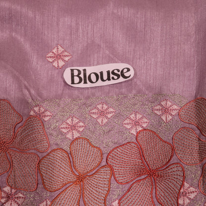 Semi tasar Lavendar Colour - Vaishali Silks