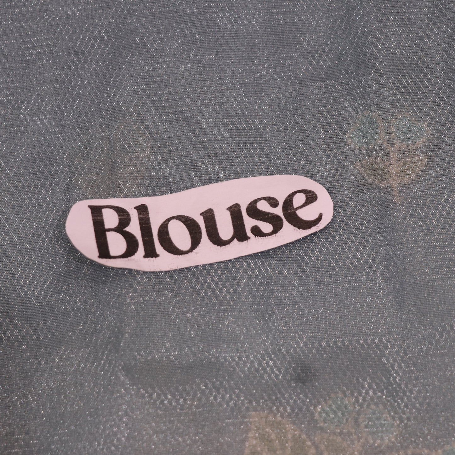 Semi tasar Blue Colour - Vaishali Silks