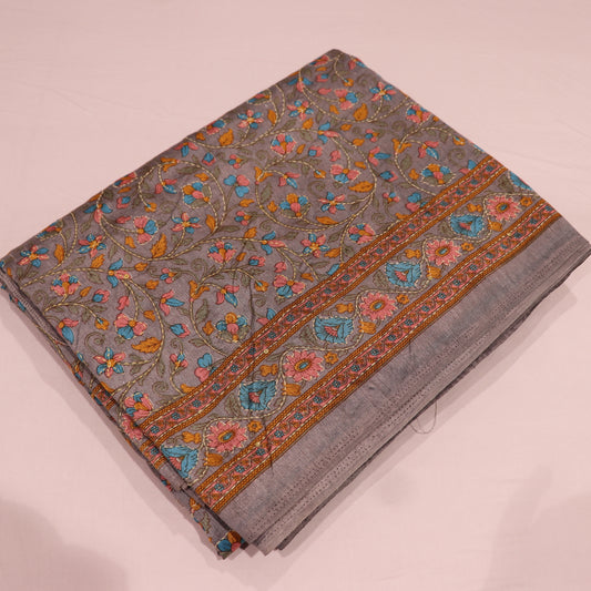 Fancy Saree  Grey Colour - Vaishali Silks
