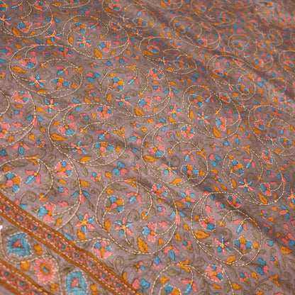 Fancy Saree  Grey Colour - Vaishali Silks