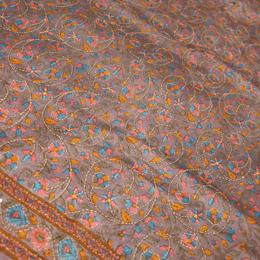 Fancy Saree  Grey Colour - Vaishali Silks