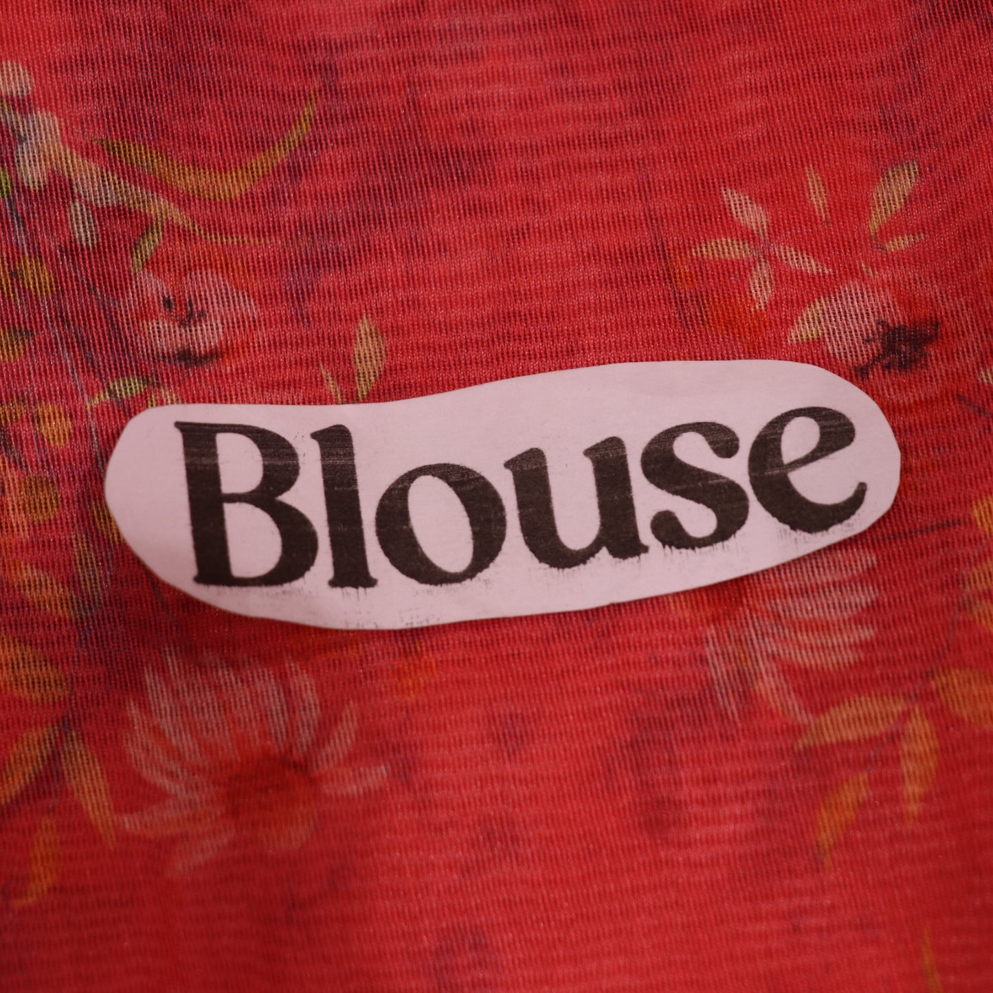 Tissue Saree Red  colour - Vaishali Silks