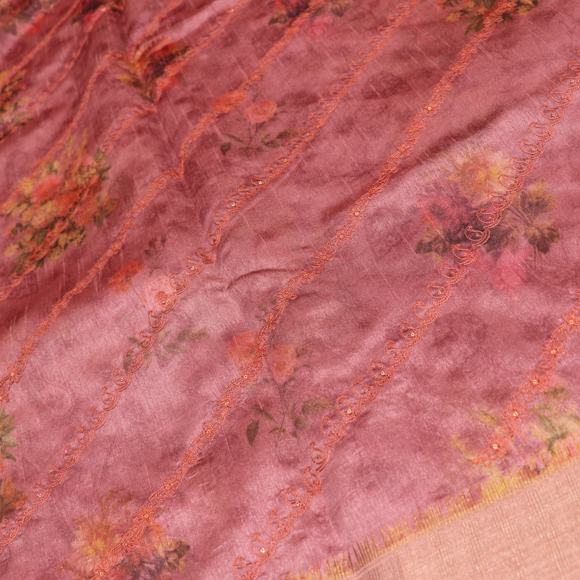 Fancy  Saree  Pink Colour - Vaishali Silks