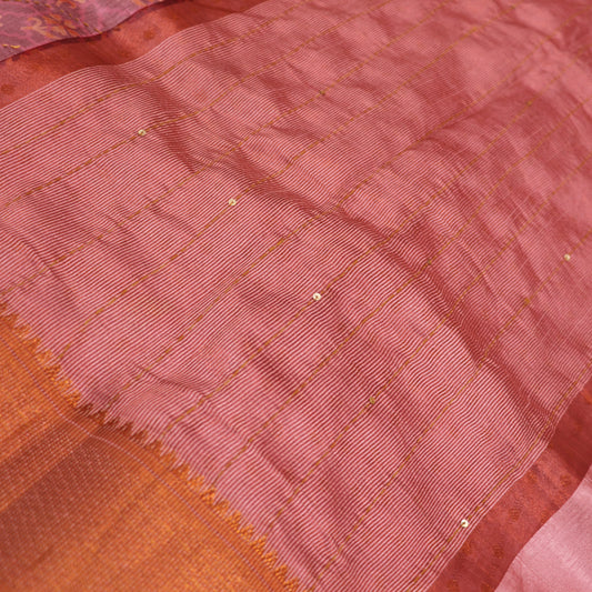 Fancy  Saree Lavender Colour - Vaishali Silks
