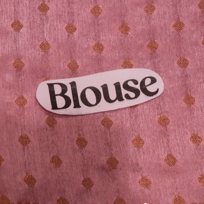 Semi Tasar Pink Colour - Vaishali Silks