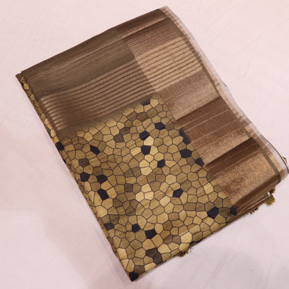 Fancy saree Yellow  Colour - Vaishali Silks