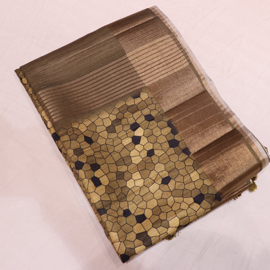 Fancy saree Yellow  Colour - Vaishali Silks