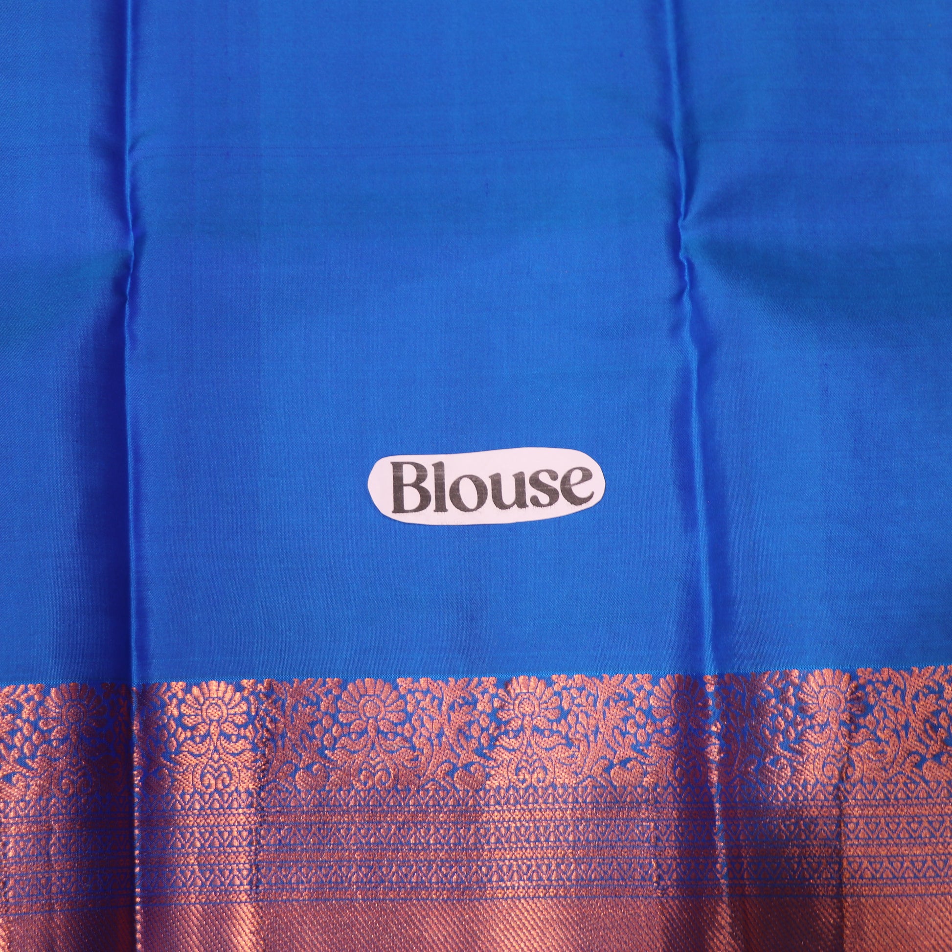 pure Silk Sare Yellow With Blue Colour - Vaishali Silks
