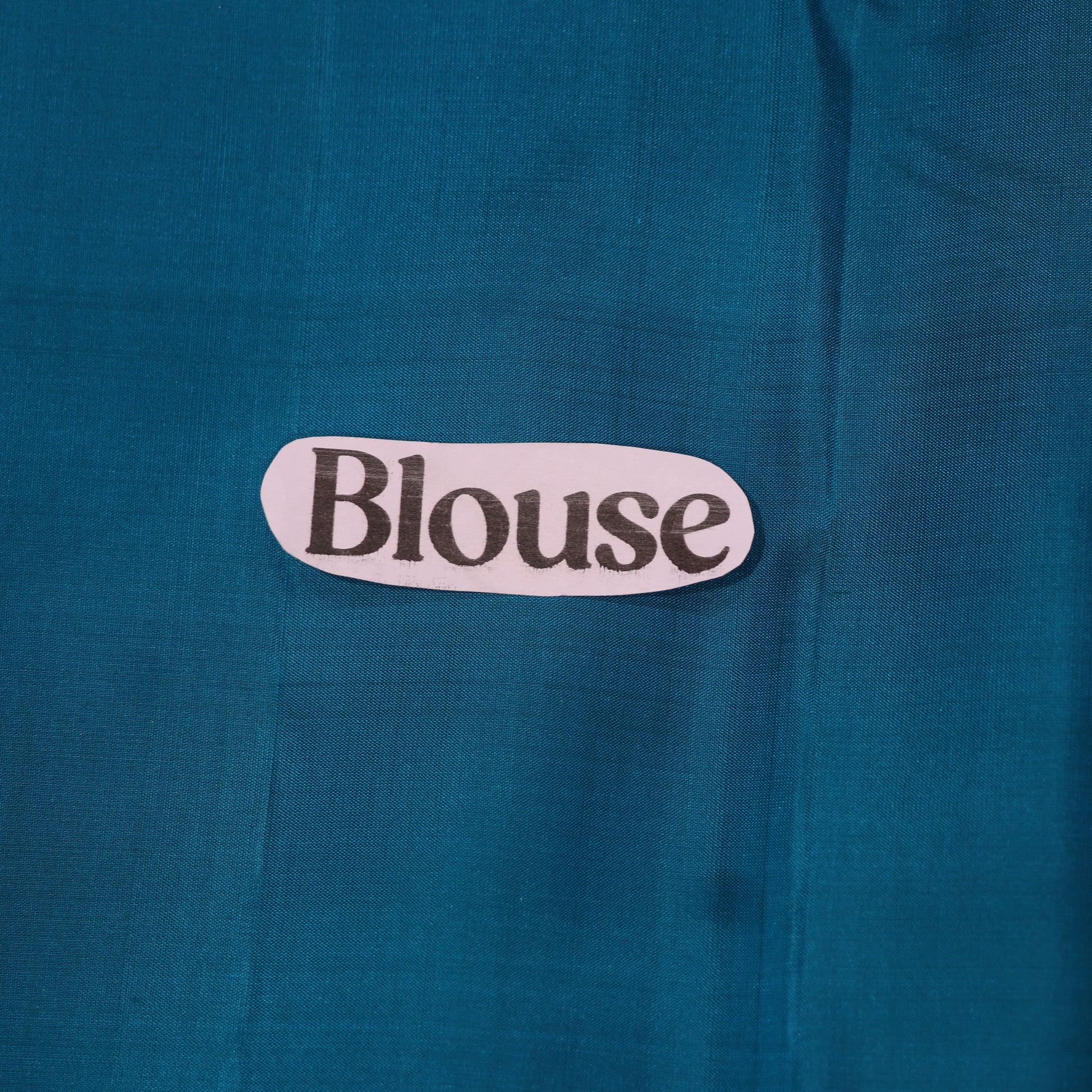 pure Silk Saree Green  with Blue Colour - Vaishali Silks