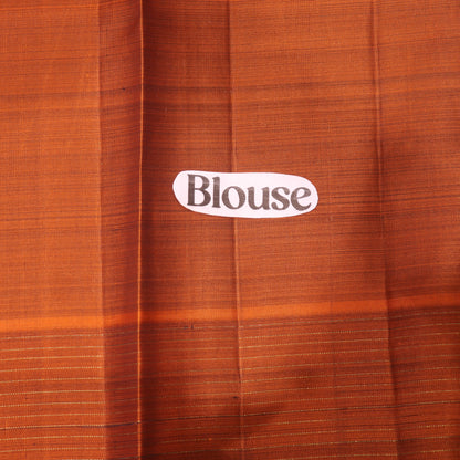pure Silk Saree Bottle Green with Brown - Vaishali Silks