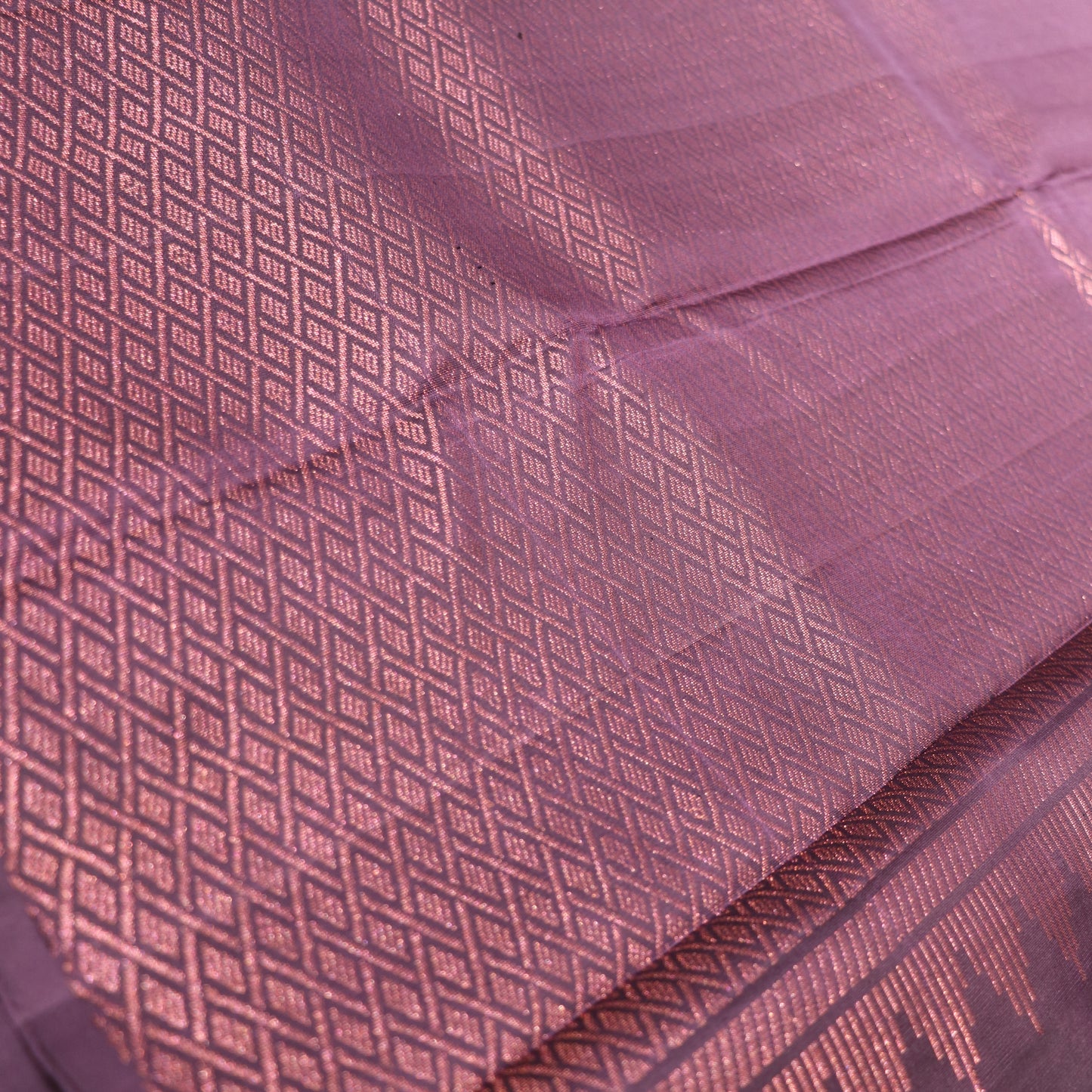 Pure Silk Saree Blue With Double Shade Purple Colour - Vaishali Silks