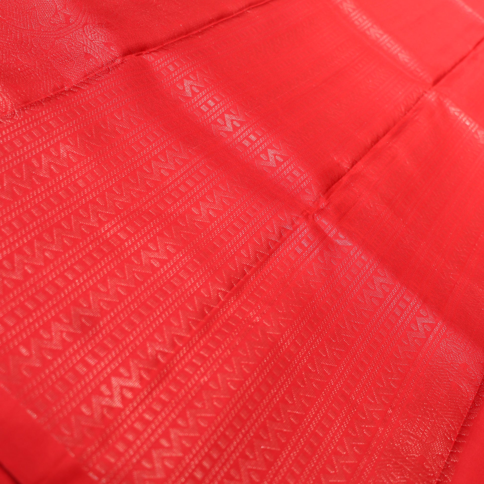 Pure Silk Saree Self Colour Red - Vaishali Silks