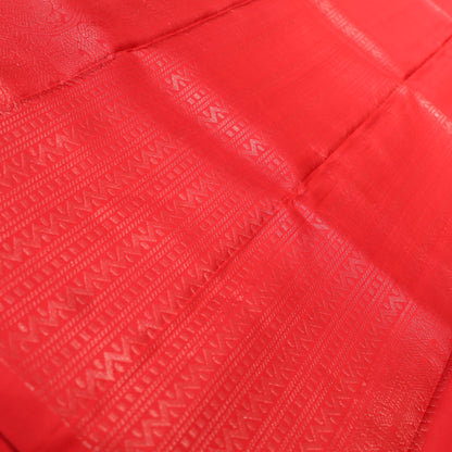 Pure Silk Saree Self Colour Red - Vaishali Silks