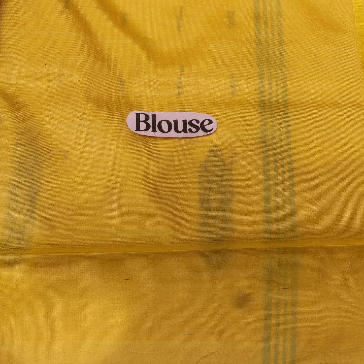 Banana Silk  Saree Yellow With Violet - Vaishali Silks