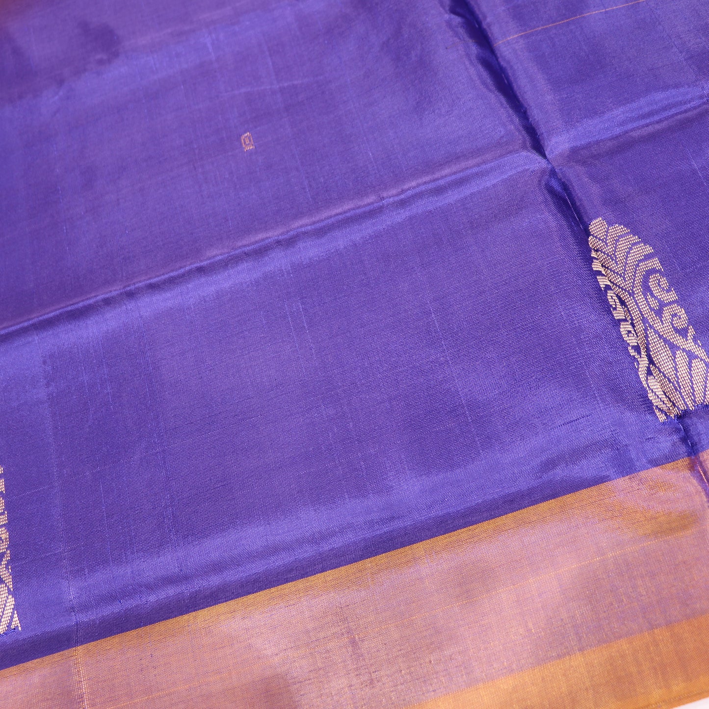 Banana Silk  Saree  Yellow With Voilet colour - Vaishali Silks