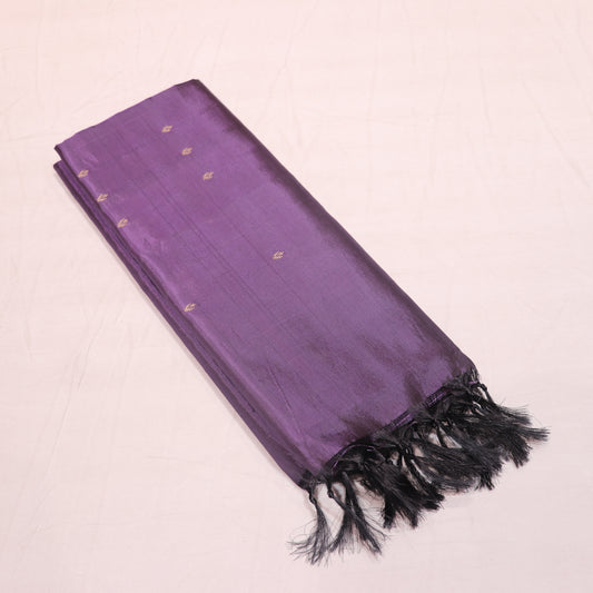 Banana Silk  Saree (WITH OUTBLOUSE) Voilet Colour - Vaishali Silks