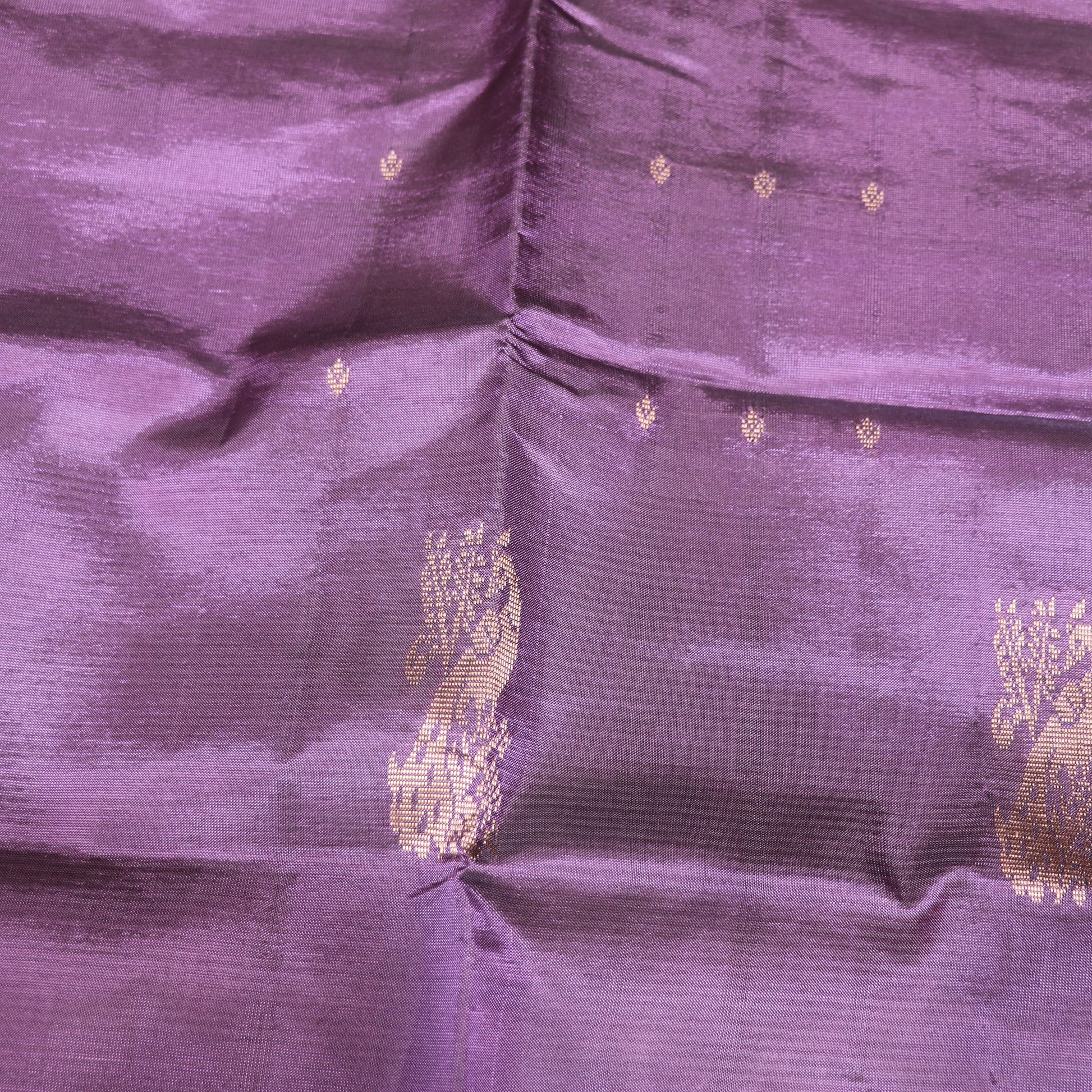 Banana Silk  Saree (WITH OUTBLOUSE) Voilet Colour - Vaishali Silks