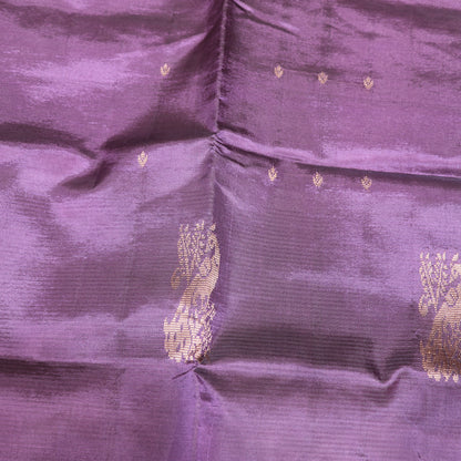 Banana Silk  Saree (WITH OUTBLOUSE) Voilet Colour - Vaishali Silks