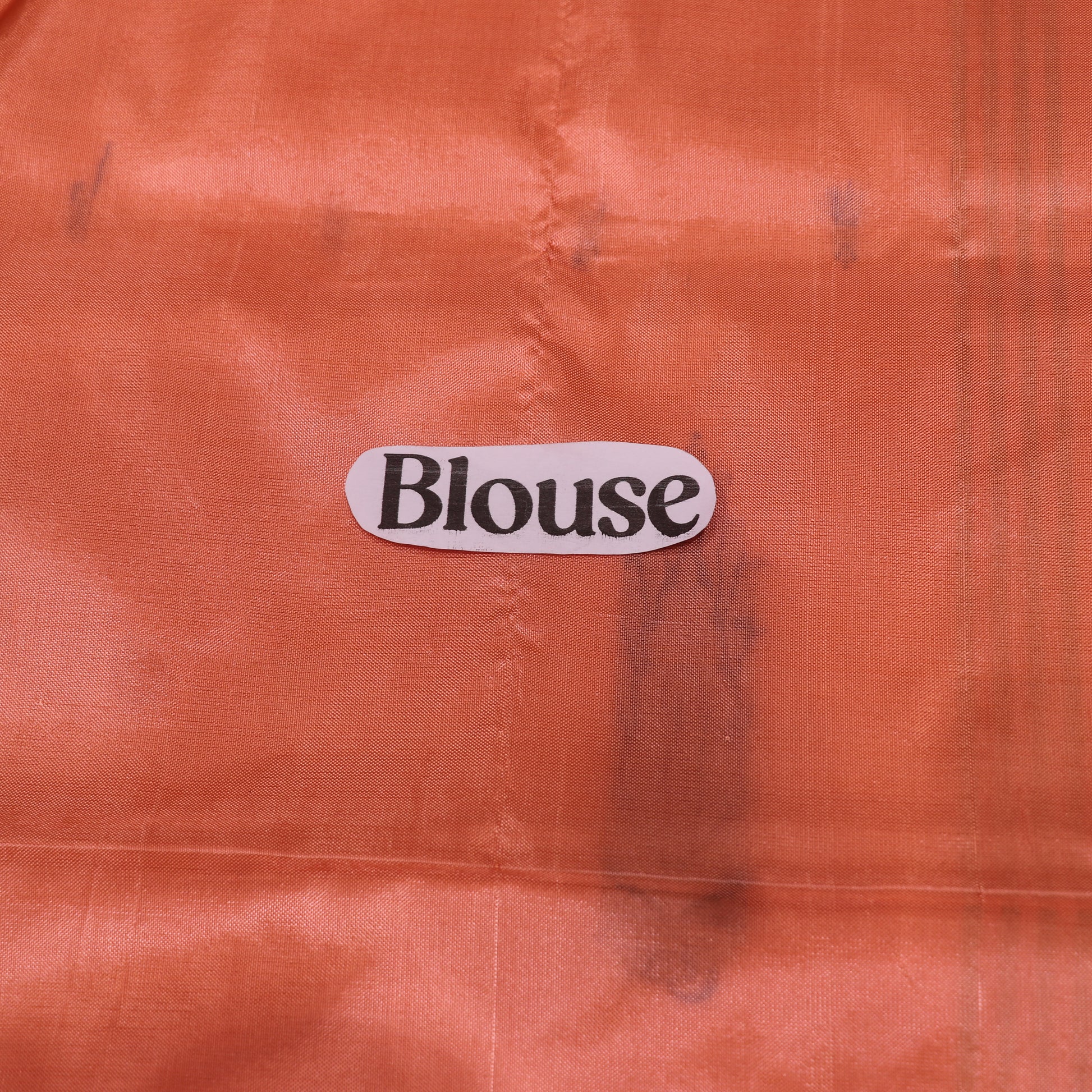 Banana Silk  Saree Peach  With Green - Vaishali Silks