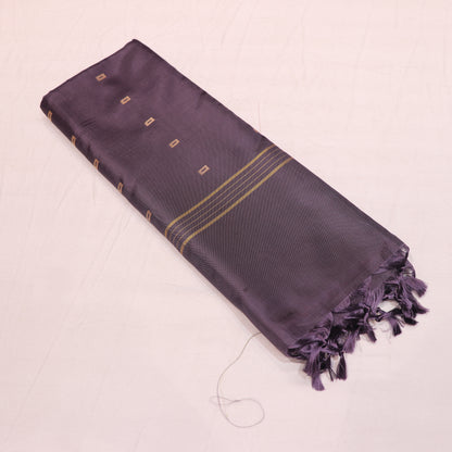 Banana Silk  Saree Purple With  Pink - Vaishali Silks