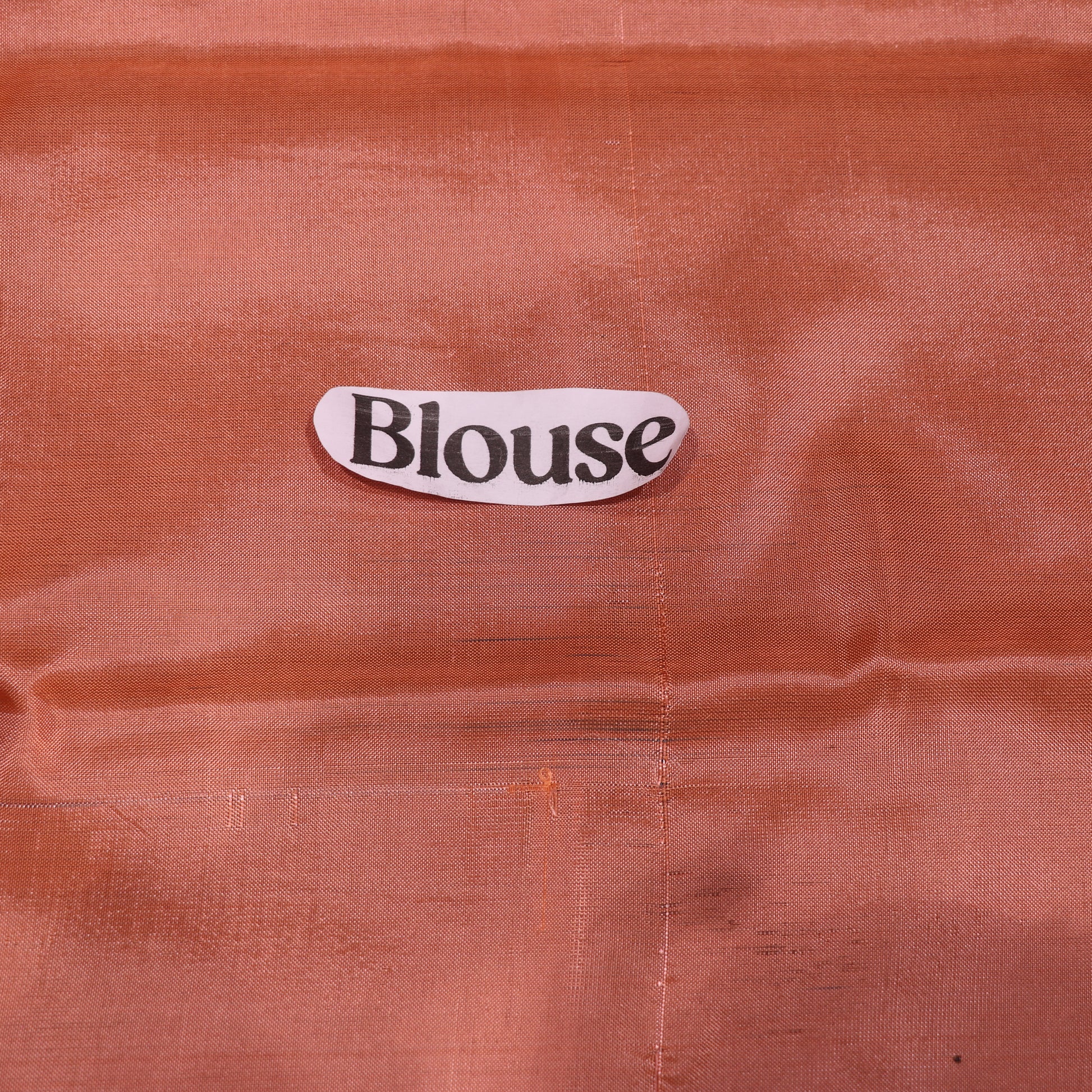 Banana Silk Saree (WITH BOUSE) Ramar  Green WIth Orange - Vaishali Silks