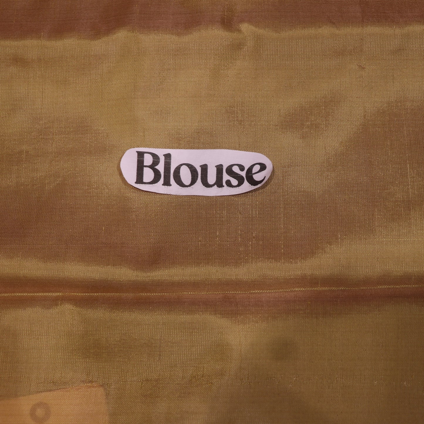 Banana Silk Saree (WITH BOUSE) Green  With Sandal - Vaishali Silks