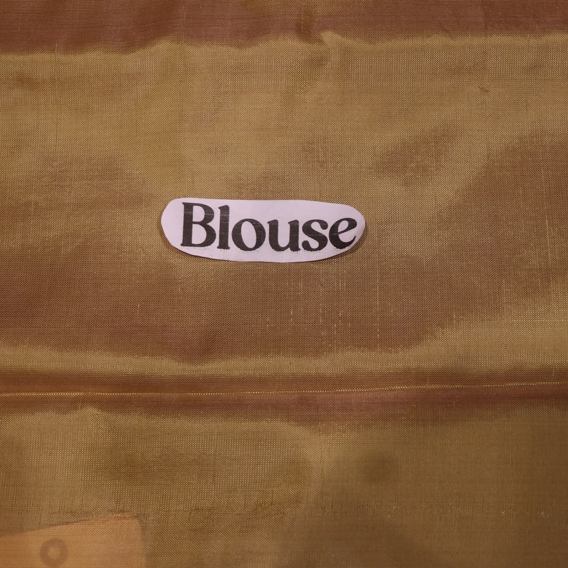 Banana Silk Saree (WITH BOUSE) Green  With Sandal - Vaishali Silks